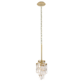 Load image into Gallery viewer, Dolce Mini Pendant - Champagne Leaf Finish
