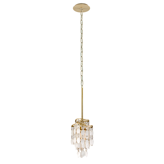 Dolce Mini Pendant - Champagne Leaf Finish