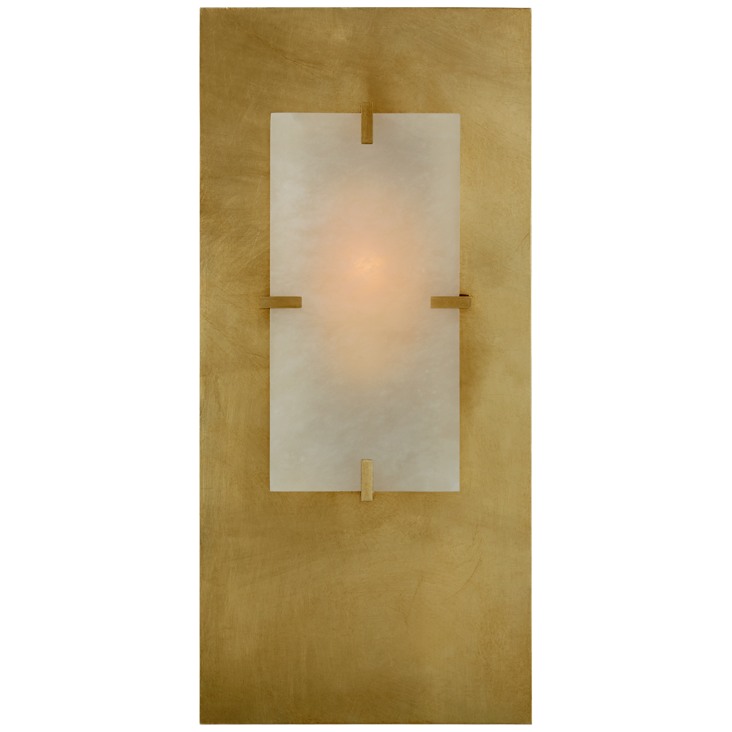 Dominica Rectangle Sconce - Gild