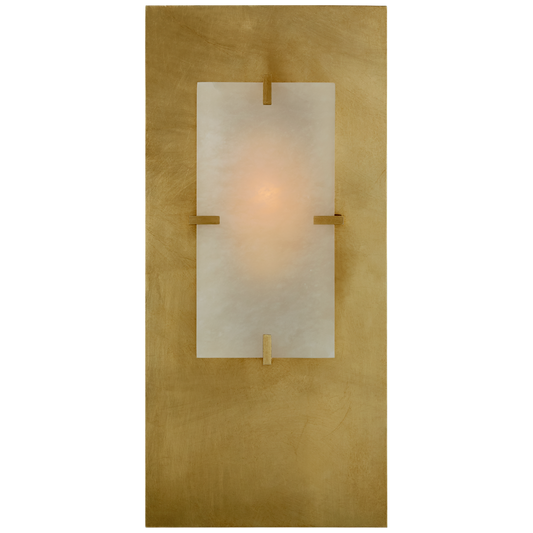 Dominica Rectangle Sconce - Gild