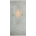 Load image into Gallery viewer, Dominica Rectangle Sconce - Burnished Silver Leaf
