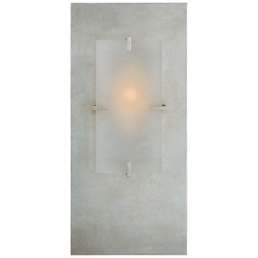 Dominica Rectangle Sconce - Burnished Silver Leaf
