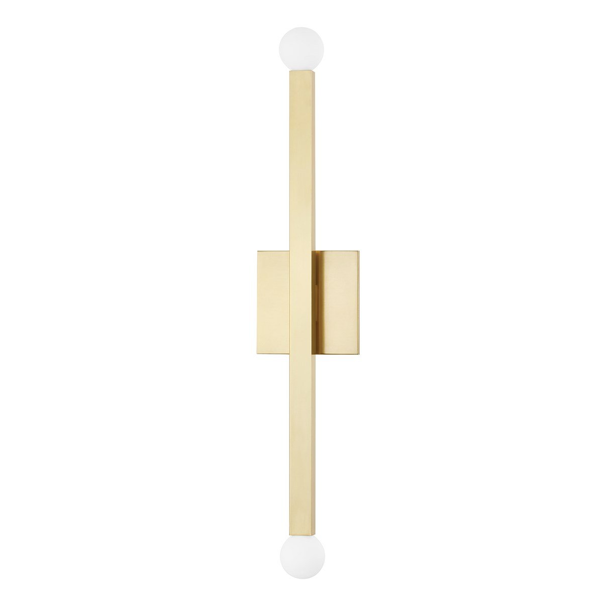 Dona 2-Light Wall Sconce - Aged Brass Finish