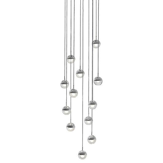 Dora P12 Multi-Light Pendant - Chrome Finish