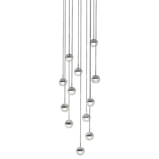 Dora P12 Multi-Light Pendant - Chrome Finish