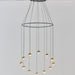 Dora P12 with Ring Multi-Light Pendant - Display