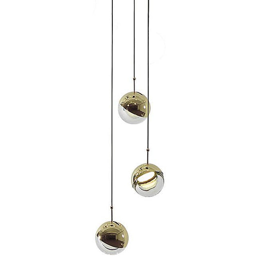 Dora P3 Multi-Light Pendant - Brass Finish