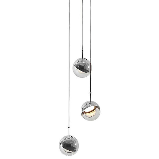 Dora P3 Multi-Light Pendant - Chrome Finish