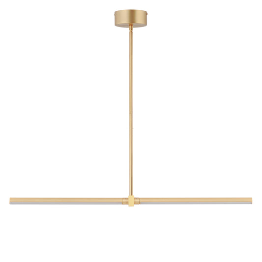 Dorian 34.75" LED Linear Pendant - Gold Finish