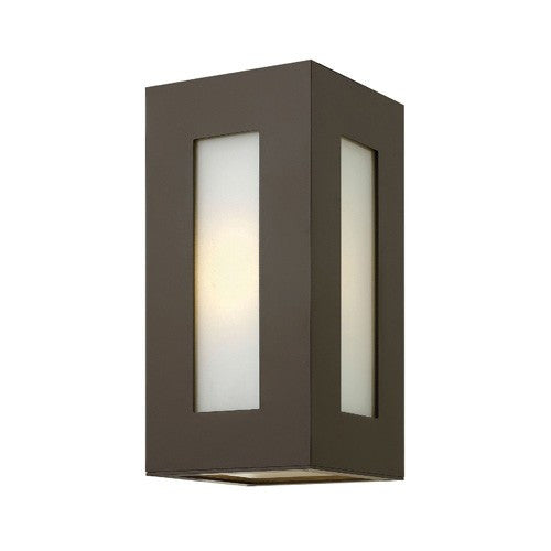Dorian Small LED Outdoor Wall Light - Bronze