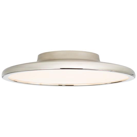 Dot 13" Flush Mount - Polished Nickel Finish