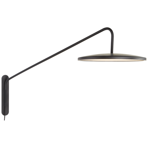 Dot 16" Articulating Wall Light - Matte Black Finish