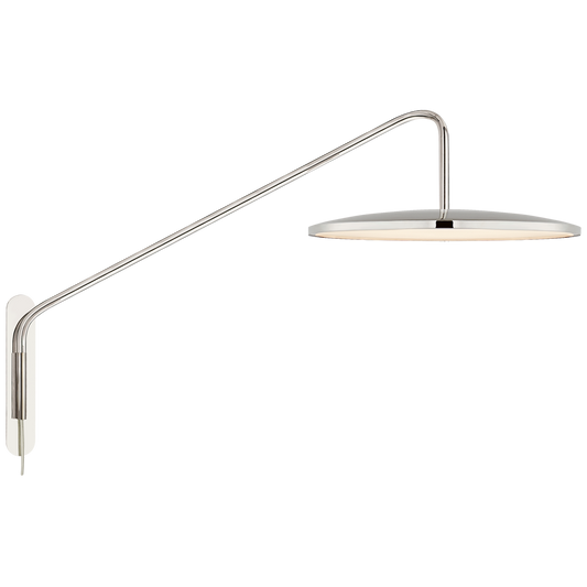 Dot 16" Articulating Wall Light - Polished Nickel Finish