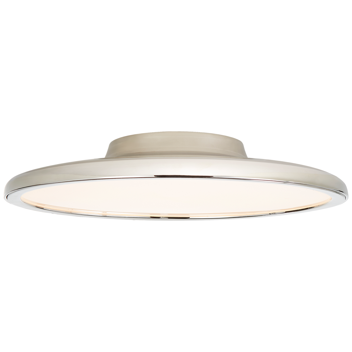 Dot 16" Flush Mount - Polished Nickel Finish