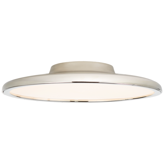 Dot 16" Flush Mount - Polished Nickel Finish