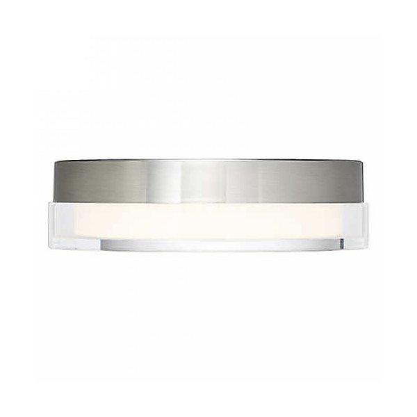 Dot 9" LED Flush-Mount Ceiling Light - Stainless Steel