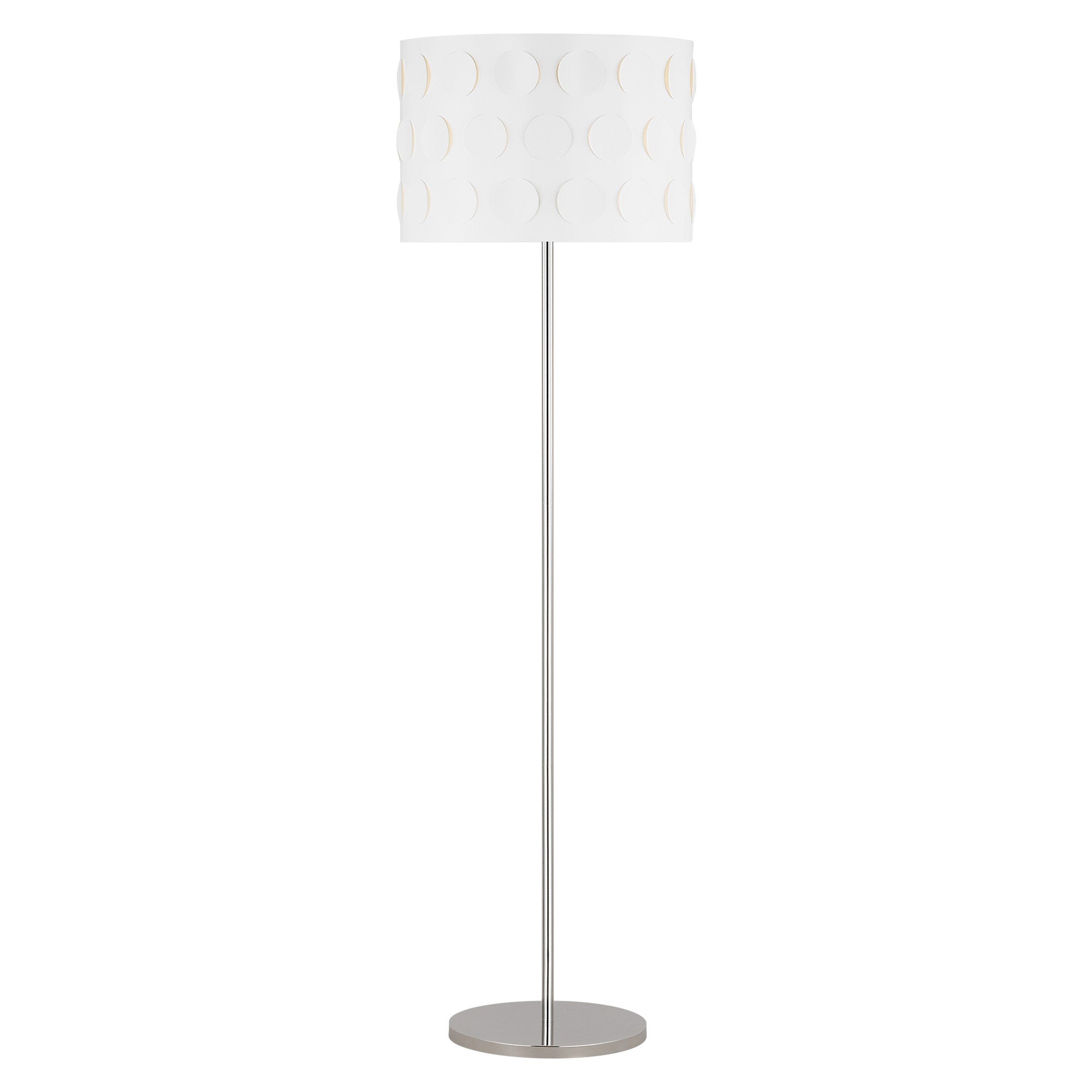 Dottie Floor Lamp - Polished Nickel