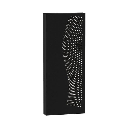 Dotwave Rectangle LED Outdoor Wall Sconce - Textured Black Finish