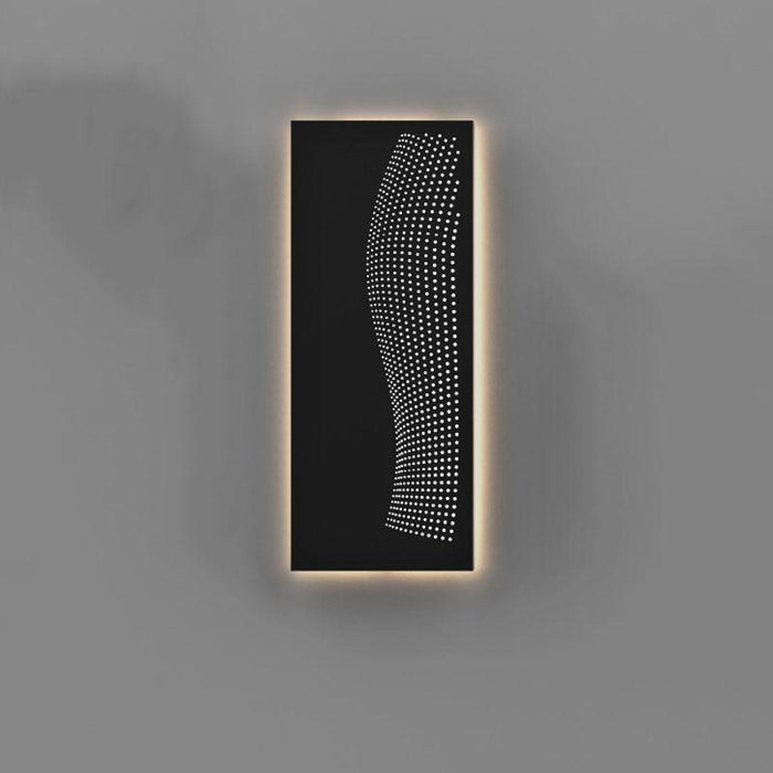 Dotwave Rectangle LED Outdoor Wall Sconce - Display