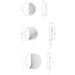 Dotwave Round LED Outdoor Wall Sconce - Diagram