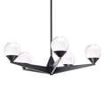 Load image into Gallery viewer, Double Bubble 24" LED Chandelier - Black Finish
