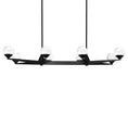 Load image into Gallery viewer, Double Bubble Linear Pendant - Black Finish
