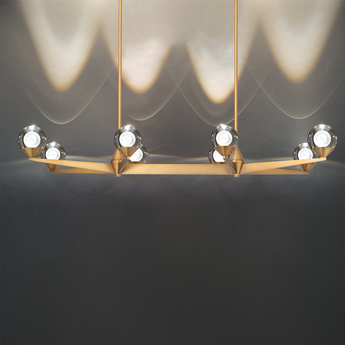 Double Bubble Linear Pendant - Display