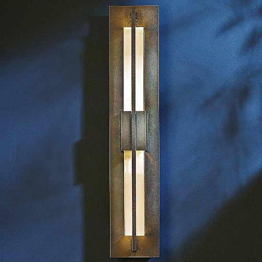 Double Axis Outdoor LED Wall Sconce - Bronze/Small