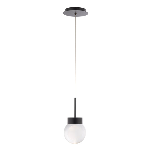 Double Bubble Pendant - Black Finish