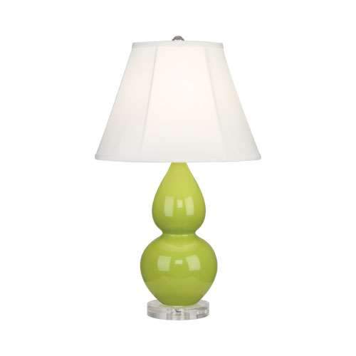 Double Gourd Lucite Table Lamp - Small Apple