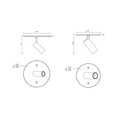 Load image into Gallery viewer, Downey Adjustable LED Spot Light
