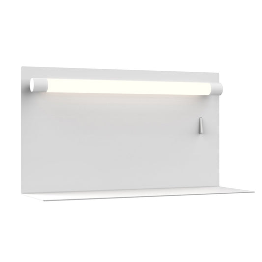 Dresden Rectangular LED Wall Sconce - White Finish