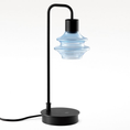 Load image into Gallery viewer, Drop Small Table Lamp Blue Glass
