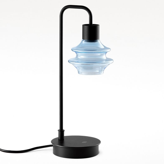 Drop Small Table Lamp Blue Glass