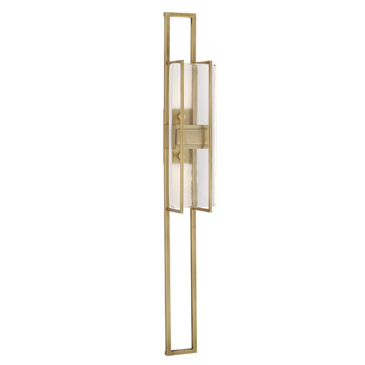 Duelle Large Wall Sconce - Natural Brass Finish