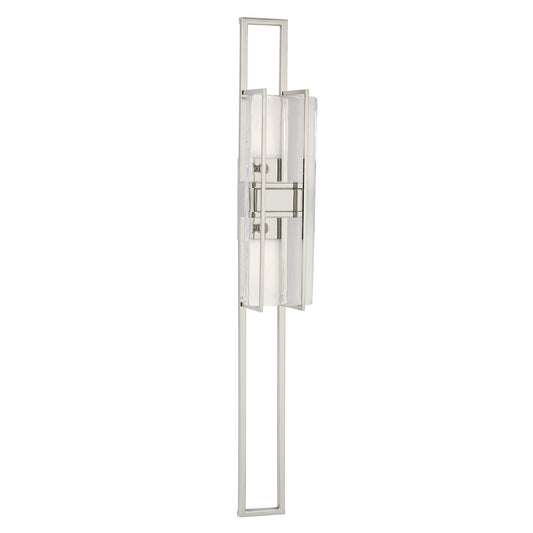 Duelle Large Wall Sconce - Polished Nickel Finish