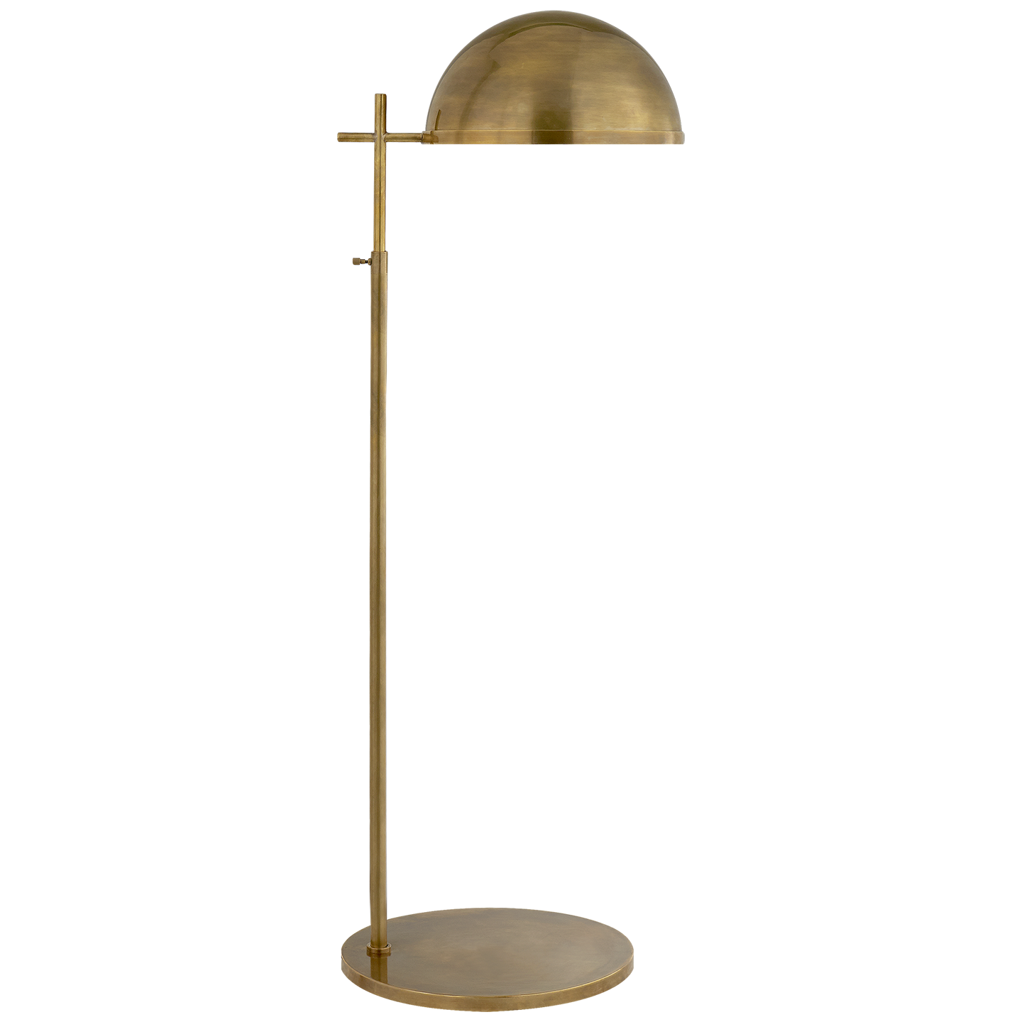 Dulcet Medium Pharmacy Floor Lamp Antique Brass
