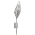 Load image into Gallery viewer, Dumaine Single Pierced Leaf Sconce - Polished Nickel Finish
