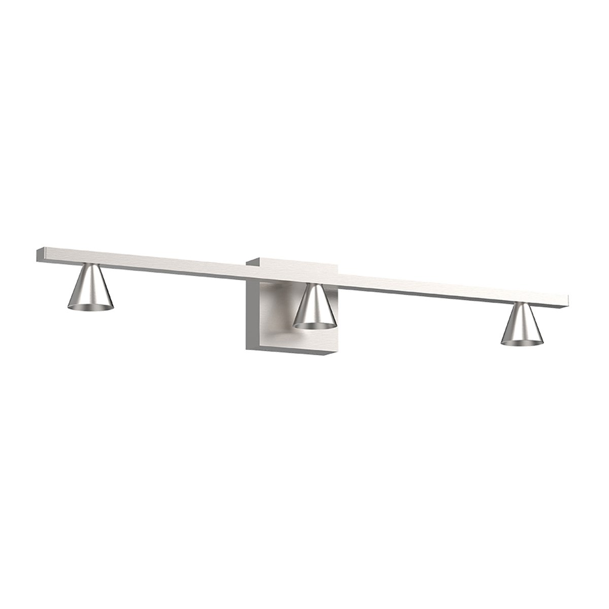 Dune 3-Light LED Bath Bar - Brushed Nickel Finish