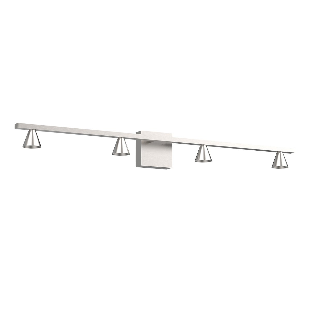 Dune 4-Light LED Bath Bar - Brushed Nickel Finish