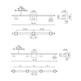 Load image into Gallery viewer, Dune LED Bath Bar - Diagram
