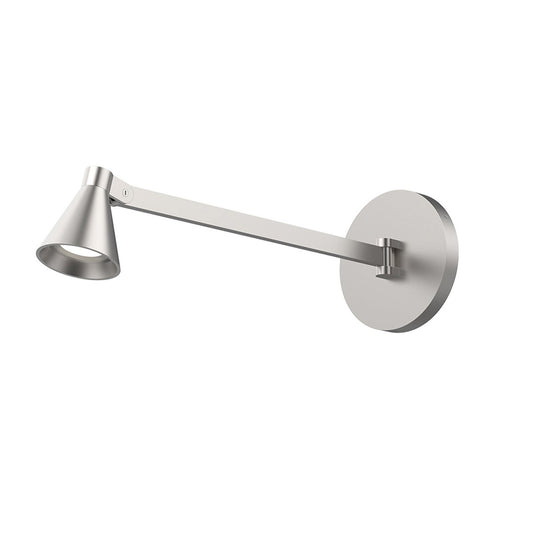 Dune Adjustable LED Wall Sconce - Brushed Nickel Finish