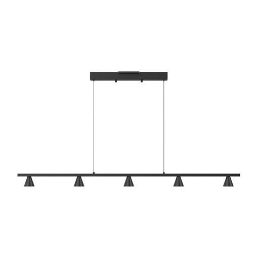 Dune 5-Light Linear Suspension - Black Finish