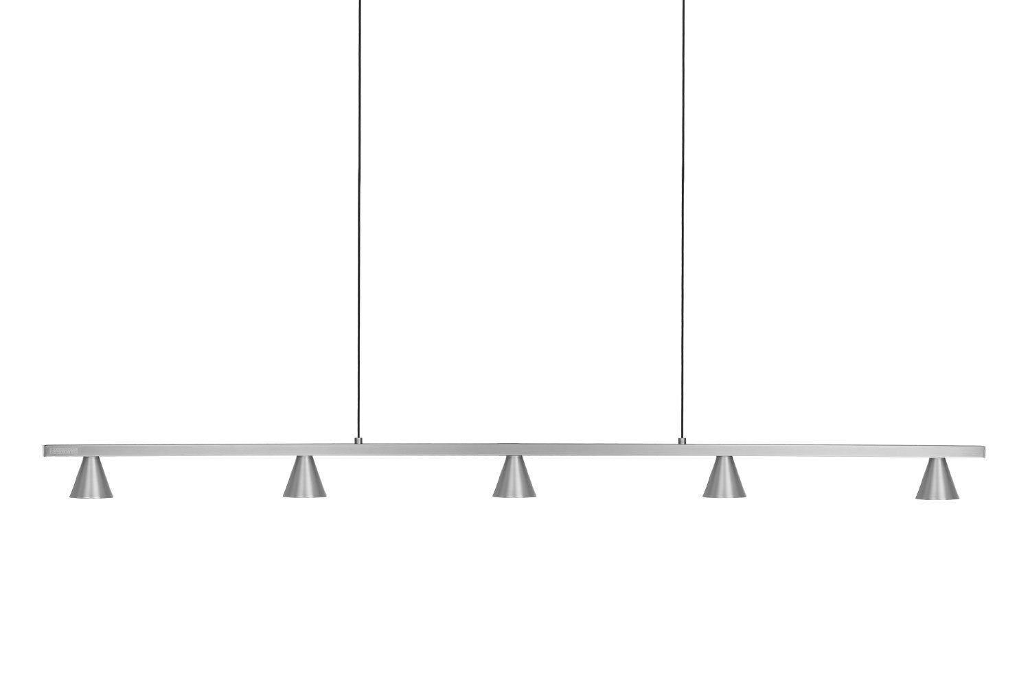 Dune 5-Light Linear Suspension - Brushed Nickel Finish