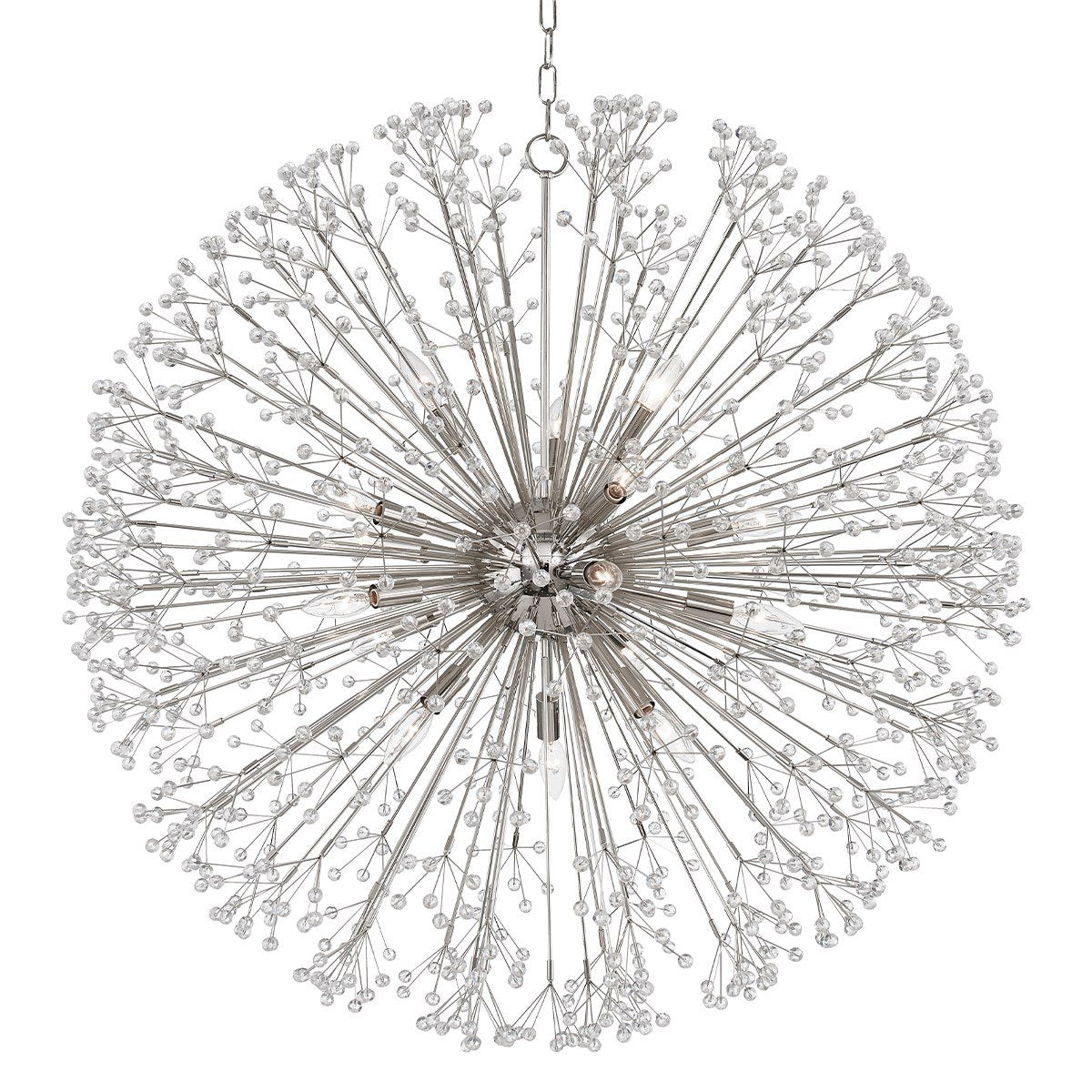 Dunkirk Large Chandelier - Polished Nickel Finish