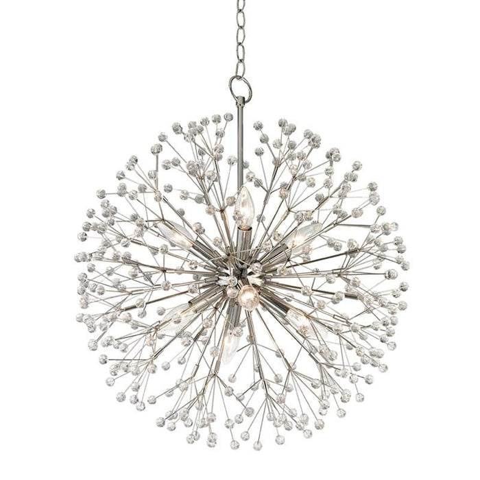 Dunkirk Small Chandelier - Polished Nickel Finish