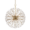 Load image into Gallery viewer, Dunkirk Small Chandelier - Aged Brass Finish
