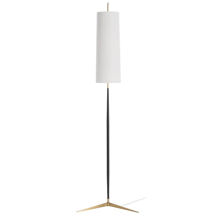 Dunn Floor Lamp - Oiled Rubbed Bronze/Antique Brass Finish