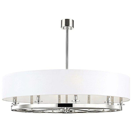 Durham Pendant 10 Light Polished Nickel