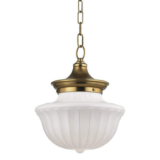 Dutchess Medium Pendant - Aged Brass Finish